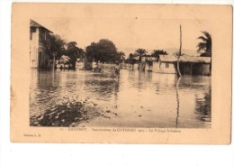 AFRIQUE---DAHOMEY--les Inondations De COTONOU 1925--le Village Indigène---voir 2 Scans - Dahomey