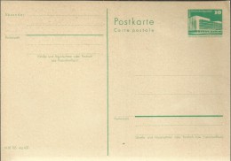 ALEMANIA DDR ENTERO POSTAL - Otros & Sin Clasificación