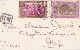 MADAGASCAR  PETITE  LETTRE   MILITAIRE - Storia Postale