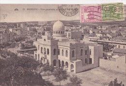 TUNISIE  POSTE NAVALE PAQUEBOT CARTE POUR LA FRANCE - Storia Postale