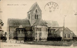 CPA    BRULON    L'église - Brulon