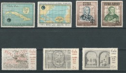 Cuba: 434 + 478 + 841 + 665/ 666 + PA 180 ** + PA 128 * - Unused Stamps