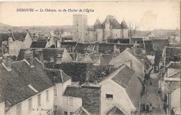 Delcampe - NEMOURS Le Château Vu Du Clocher Neuve TTB - Nemours