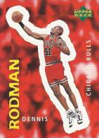 Sticker - UPPER DECK, 1997. - Basket / Basketball, No 201 - Dennis Rodman, Chicago Bulls - Altri & Non Classificati