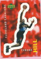 Sticker - UPPER DECK, 1997. - Basket / Basketball, No 220 - Tyrone Hill, Cleveland Cavaliers - Otros & Sin Clasificación