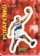 Sticker - UPPER DECK, 1997. - Basket / Basketball, No 222 - Vitaly Potapenko, Cleveland Cavaliers - Sonstige & Ohne Zuordnung
