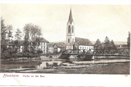 RARE: PFORZHEIM Partie An Der Enz : Schlosskirche Vor 1904. Neue - Pforzheim