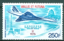 Wallis And Futuna 1976 First Commercial Flight Of Concorde MNH** - Lot. 3230a - Unused Stamps