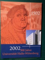 Cartolina -( 1502 - 2002) - 500 Anni  D'Università  Halle-Wittenberg. - Inwijdingen