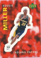 Sticker - UPPER DECK, 1997. - Basket / Basketball, No 241 - Reggie Miller, Indiana Pacers - Sonstige & Ohne Zuordnung