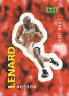 Sticker - UPPER DECK, 1997. - Basket / Basketball, No 245 - Voshon Lenard, Miami Heat - Other & Unclassified