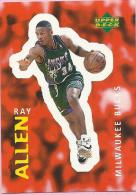 Sticker - UPPER DECK, 1997. - Basket / Basketball, No 262 - Ray Allen, Milwaukee Bucks - Sonstige & Ohne Zuordnung