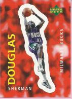 Sticker - UPPER DECK, 1997. - Basket / Basketball, No 266 - Sherman Douglas, Milwaukee Bucks - Other & Unclassified
