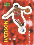 Sticker - UPPER DECK, 1997. - Basket / Basketball, No 308 - Allen Iverson, Philadelphia 76ers - Andere & Zonder Classificatie