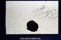 Omslag / Cover  Engeland Naar Amsterdam, Brielle Eng. Corresp. Korteweg Nr 141 - ...-1852 Precursores