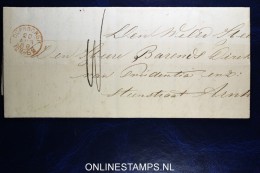 Complete Brief Doesborgh Doesburg Naar Arnhem (AS Violet)  1869 - Brieven En Documenten