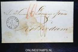 Cover Enkhuizen Naar Rotterdam 1870 - Brieven En Documenten