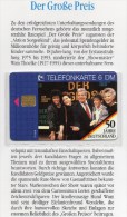 50 Jahre Deutschland TK O 910/96 ** 40€ Telefonkarte Fernsehschau Der Große Preis W.Thoelke TV-show Tele-card Of Germany - O-Series : Series Clientes Excluidos Servicio De Colección