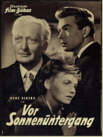 Illustrierte Film-Bühne  -  Vor Sonnenuntergang  -  Mit Hans Albers ,  Martin Held  -  Filmprogramm Nr. 3280 Von 1956 - Revistas