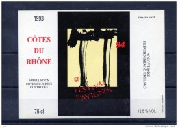 COTE DU RHONE - Festival D´Avignon 1993 - Art