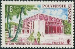 FN1162 Polynesia 1960 Post Office Building 1v MNH - Neufs