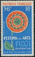 FN1167 Polynesia 1972 South Pacific Arts Festival 1v MNH - Neufs