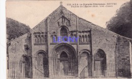 CPA  De  RUFFEC (16) - Façade De L´ Eglise -   A.G.A. N° 1115 - Ruffec