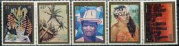 FN1219 Polynesia 1974 Collections Painting 5v MNH - Nuovi