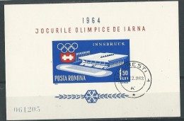 Roumanie: BF 56 Oblit - Innsbruck 64 - Winter 1964: Innsbruck