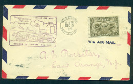 Canada. 1928.  Winnipeg/Calgary. Nice Cover. - Erst- U. Sonderflugbriefe