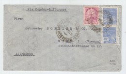 Brazil/Germany AIRMAIL CONDOR LUFTHANSA COVER 1936 - Briefe U. Dokumente