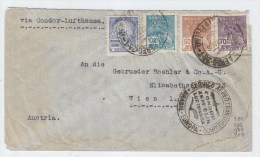 Brazil/Austria CONDOR LUFHANSA AIRMAIL COVER 1935 - Storia Postale