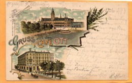 Gruss Aus Dem Cafe Ott 1898 Postcard - Mitte