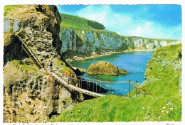 RB 995 -  Bamforth Postcard - Rope Bridge Carrick-a-Rede  Antrim Ireland - Antrim