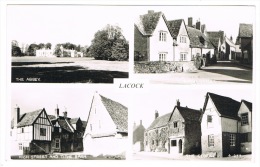 RB 995 -  Judges Real Photo Multiview Postcard - Lacock Wiltshire - Autres & Non Classés