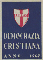 3-3522- Tessera Partito Democrazia Cristiana D.C. 1947 - Palermo - Autres & Non Classés