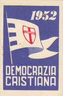 3-3524- Tessera Partito Democrazia Cristiana D.C. 1952 - Palermo - Other & Unclassified
