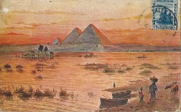 Egypte   , CAIRO  ,   PYRAMIDS    ( Voir Verso ) - Pirámides