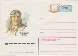 FLIGHT HISTORY - AVIATION - CHKALOV- SOVIET 1984 COMMEMORATIVE COVER North Pole Arktic - Polar Exploradores Y Celebridades