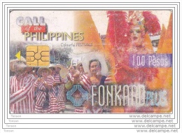 Philippines, PHI-TC-002d, Colourful Festivals - 09.30.99, 2 Scans.   Please Read - Filippijnen