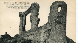 CPA 43 ENVIRONS DE LA CHAISE DIEU ALLEGRE RUINES DU CHATEAU LA POTENCE - La Chaise Dieu