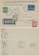 FIRST NIGHT FLIGHT ERSTER NACHTFLUG PREMIER VOL DE NUIT 1930 SWEDEN - GERMANY -  FRANCE -  Tax Stamps - Erst- U. Sonderflugbriefe