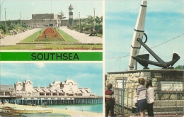 GB - Ha - Southsea - Multiview : The Castle, The Pier, The Victory Anchor [Portsmouth] - Photo Precision N° PLX3077 - Portsmouth