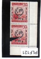 PLF121 ÖSTEREICH 1946 ANK  775 III Michl 771 PLATTENFEHLER 5 Statt 6 STRICHE Im Paar Mit  NORMALER MARKE ** - Variétés & Curiosités