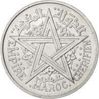 Monnaie, Maroc, 2 Francs, 1951, Paris, SUP+, Aluminium, KM:E38, Lecompte:235 - Maroc