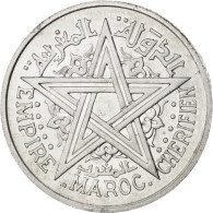 Monnaie, Maroc, 2 Francs, 1951, Paris, SUP+, Aluminium, KM:E38, Lecompte:235 - Marokko