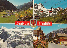 6486- POSTCARD, NEUSTIFT- MOUNTAIN TOWN, PANORAMA, STREET VIEW, CABLE CARS - Neustift Im Stubaital