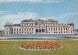 6504- POSTCARD, VIENNA- BELVEDERE PALACE, POND - Belvédère