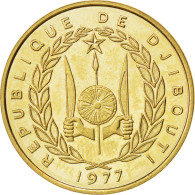 Monnaie, Djibouti, 20 Francs, 1977, SUP+, Bronze-Aluminium, KM:E5 - Djibouti