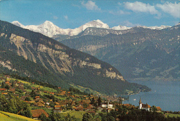 6514- POSTCARD, SIGRISWIL- TOWN, LAKE, MOUNTAINS PANORAMA - Sigriswil